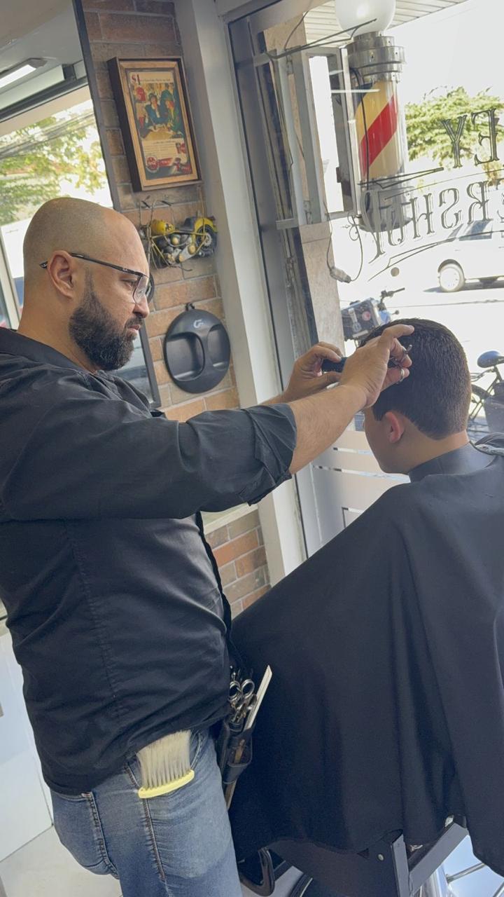 Detalhes do atendimento na barbearia